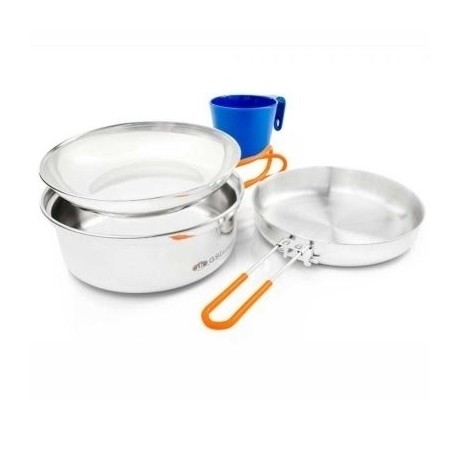 Set de Cocina Glacier acero inoxidable - GSI Outdoors