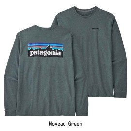 Playera Manga Larga de Algodón P-6 Logo Responsibili-Tee - Patagonia