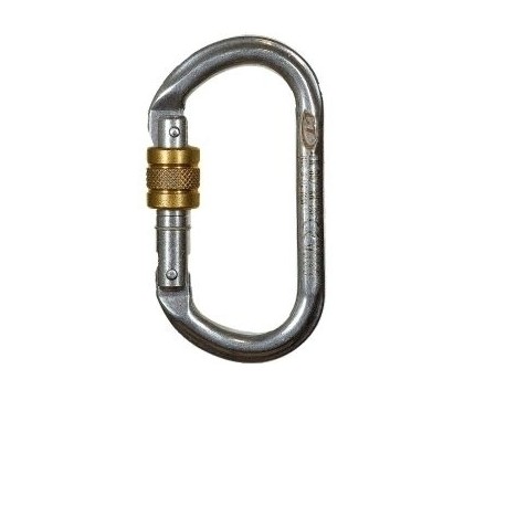 Mosquetón de acero Oval Pillar SG Screw Lock - Climbing